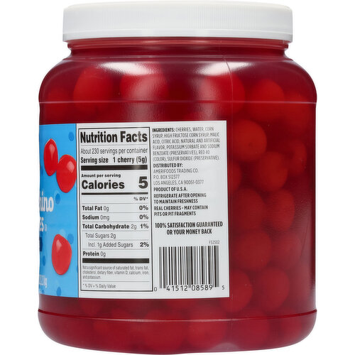 First Street No Stems Maraschino Cherries