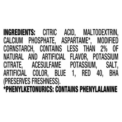 Crystal Light Zero Sugar Fruit Punch Drink Mix