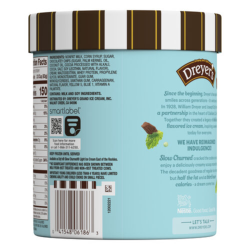 Dreyer's Mint Chocolate Chip Light Ice Cream