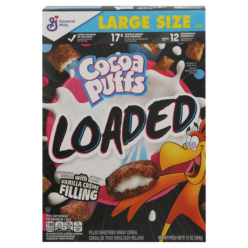 Cocoa Puffs Cereal, Large Size