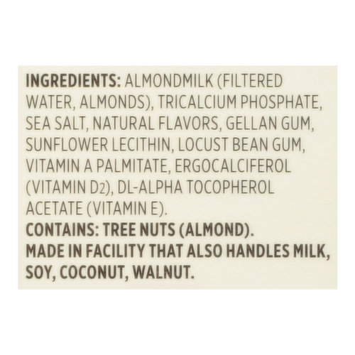 First Street Almondmilk, Vanilla, Unsweetened
