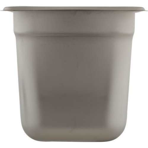 First Street Steam Table Pan, Stainless Steel, 1/6 X 6