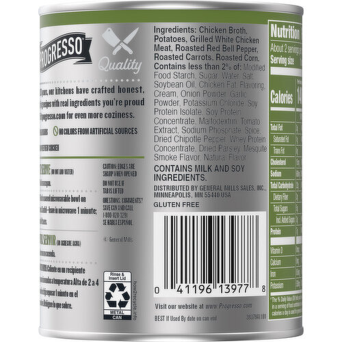 Progresso Smokehouse-Stye Grilled Chicken & Potato Soup