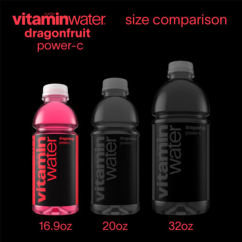 vitaminwater Power-C Dragonfruit Nutrient Enhanced Flavored Water Beverage Bottles