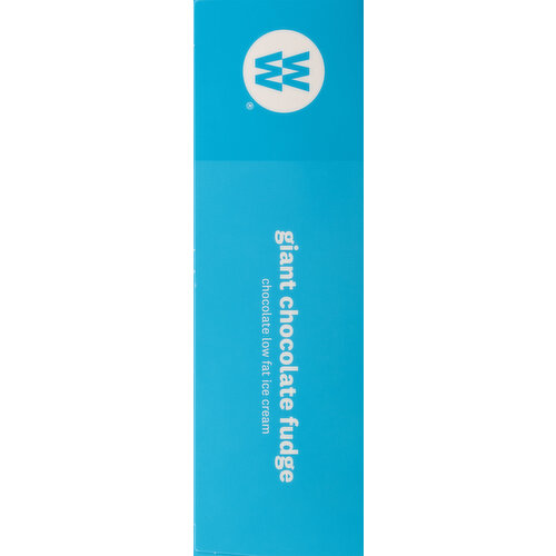 WW Ice Cream Bars, Chocolate Fudge, Giant