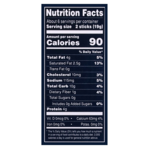 John Wm. Macy's Cheese Sticks, Original Cheddar