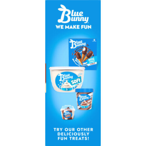 Blue Bunny Soft Chocolate Vanilla Frozen Dairy Dessert