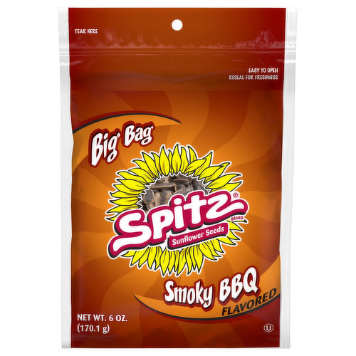 Spitz Sunflower Seeds, Smoky BBQ Flavored, Big Bag