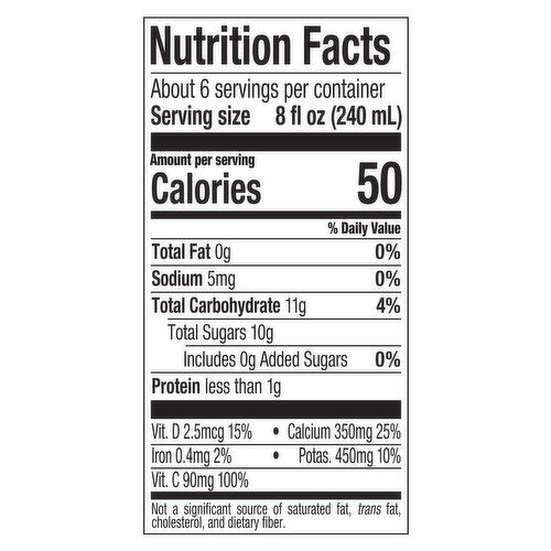 Tropicana Orange Juice, Light, No Pulp