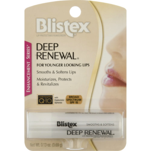 Blistex Lip Protectant/Sunscreen, Deep Renewal, Broad Spectrum SPF 15
