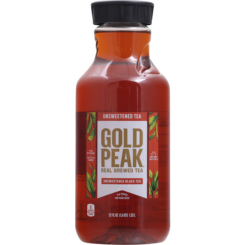 Gold Peak Real Brewed Tea, Unsweetened Black Tea