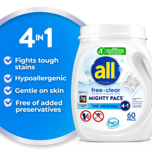 All Free Clear The Original 4 in 1 Detergent