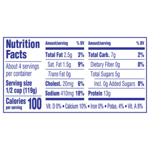 Knudsen Cottage Cheese, Low Fat, 2% Milkfat, Small Curd