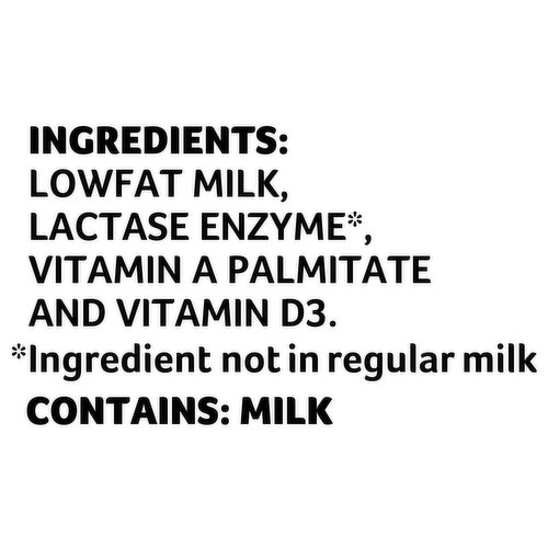 Lactaid Milk, 1% Lowfat, Lactose Free