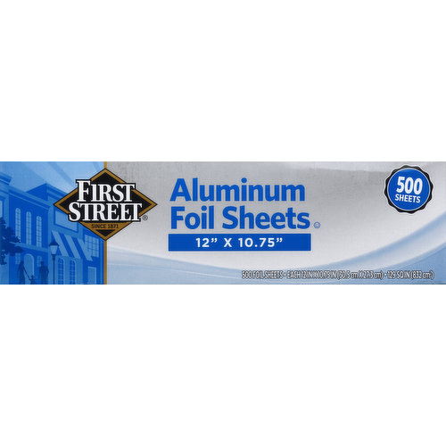 First Street Aluminum Foil Sheets