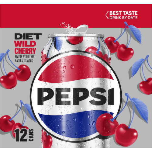 Pepsi Cola, Diet, Wild Cherry