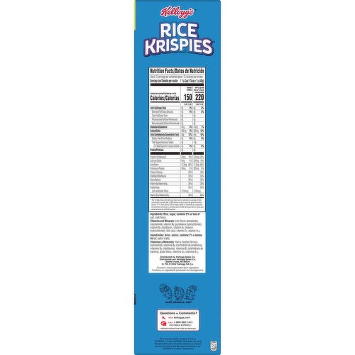 Rice Krispies Breakfast Cereal, Original, Family Size
