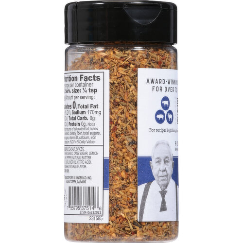 Kinder's Rub, Prime Rib