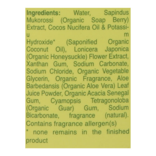 Rebel Green Detergent, Organic Fresh Laundry, Peppermint & Lemon