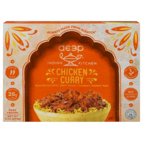 Deep Indian Kitchen Chicken Curry, Medium Spice