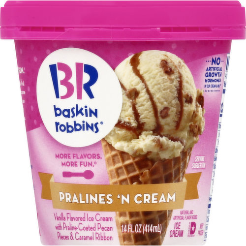 Baskin Robbins Ice Cream, Pralines 'N Cream