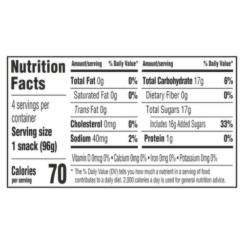 Jell-O Strawberry Gelatin Snacks