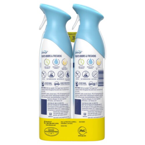 Febreze Air Freshener Spray Odor-Fighting Room Spray Linen & Sky