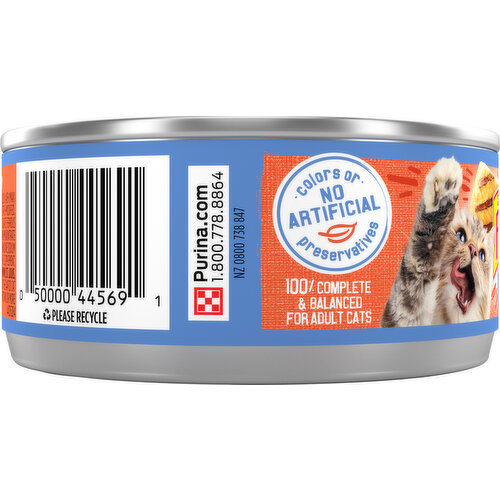 Friskies Cat Food, Chicken & Salmon Dinner in Gravy, Shreds