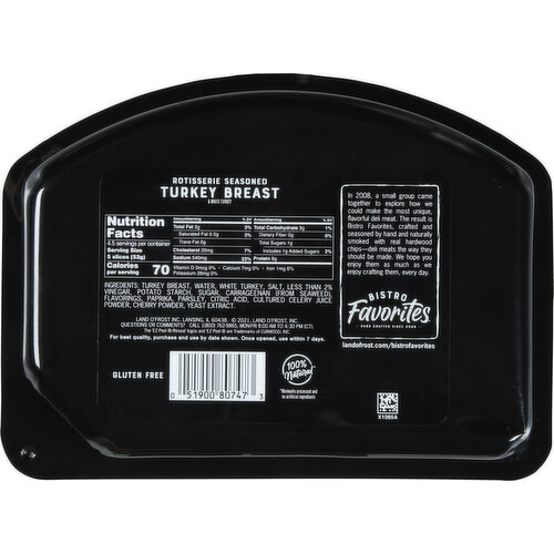 Land O'Frost Turkey Breast, Rotisserie Seasoned