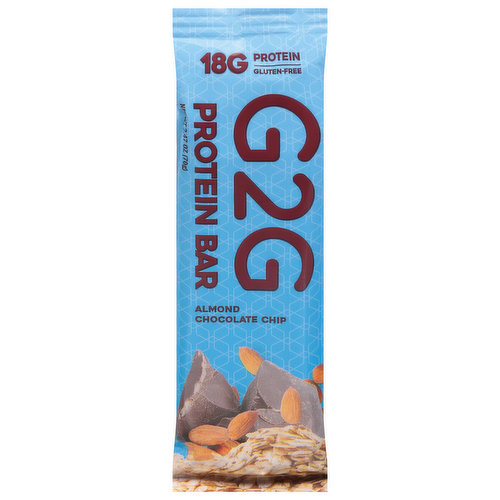 G2G Protein Bar, Almond Chocolate Chip