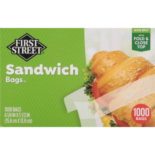 First Street Sandwich Bags