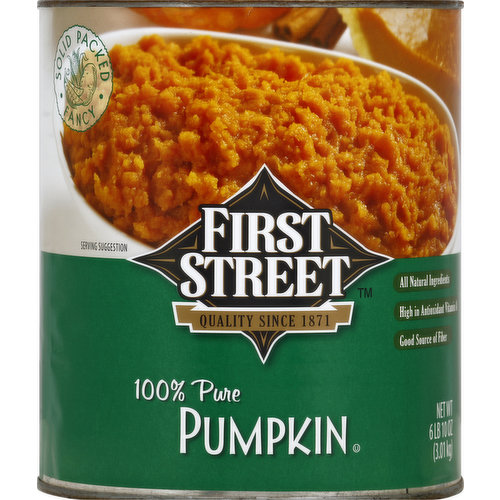 First Street Pumpkin, 100% Pure