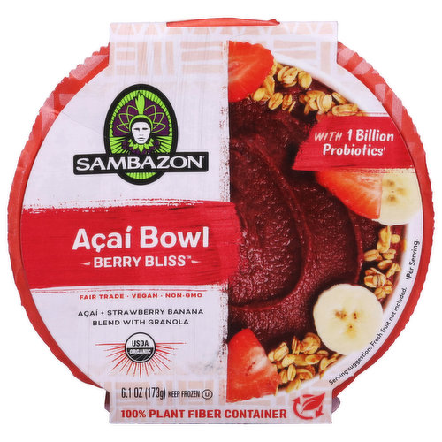 Sambazon Acai Bowl, Berry Bliss