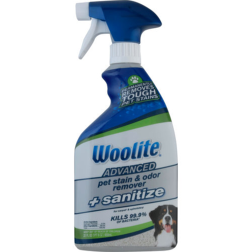 Woolite Pet Stain & Odor Remover + Sanitize, Advanced