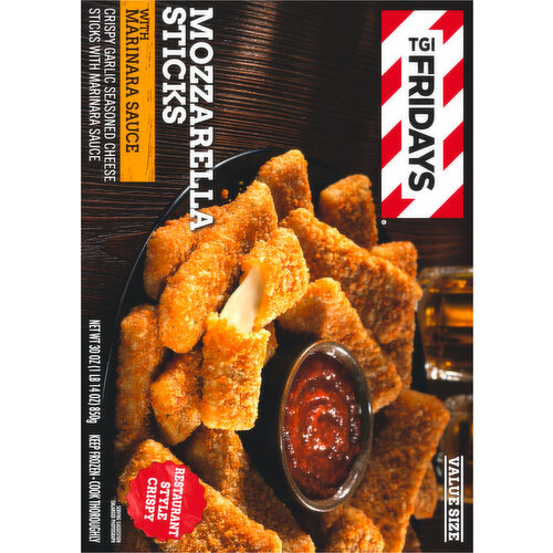 TGI Fridays Mozzarella Sticks with Marinara Sauce Value Size