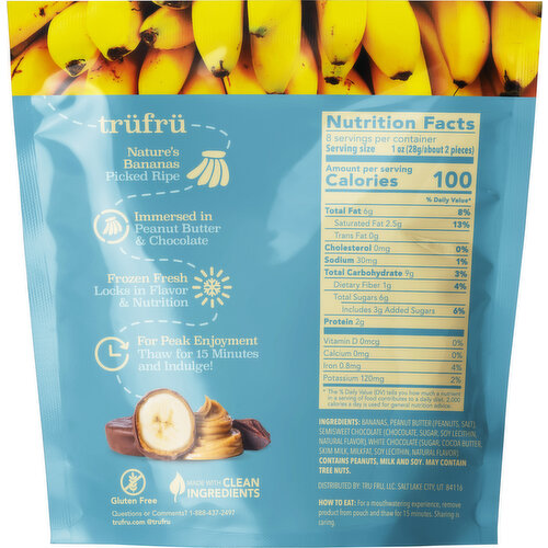 Tru Fru Peanut Butter Nature's Bananas