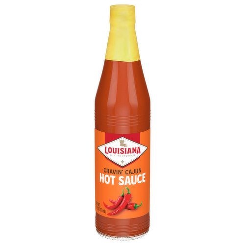 Louisiana Fish Fry Products Hot Sauce, Cravin Cajun