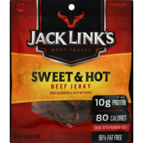 Jack Links Beef Jerky Sweet & Hot 2.85 oz