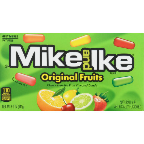 Mike and Ike Candy, Original Fruits