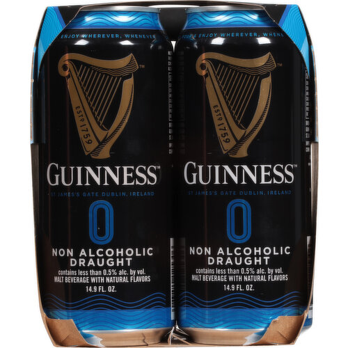 Guinness Beer, Draught, Non Alcoholic