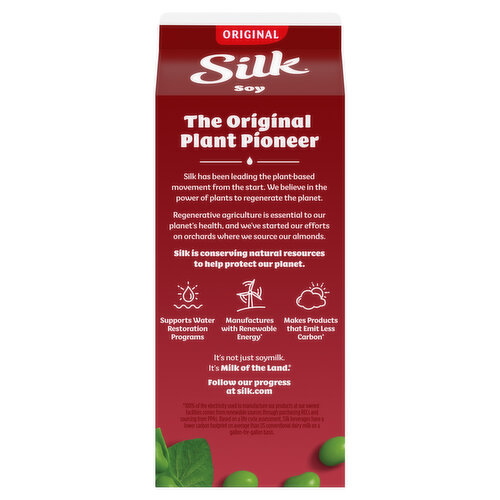 Silk Original Dairy Free Vegan Soy Milk