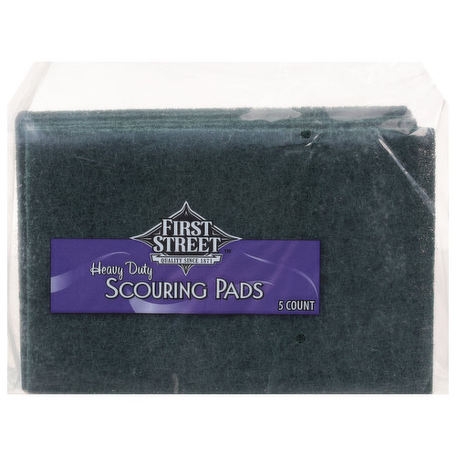 First Street Scouring Pads, Heavy Duty