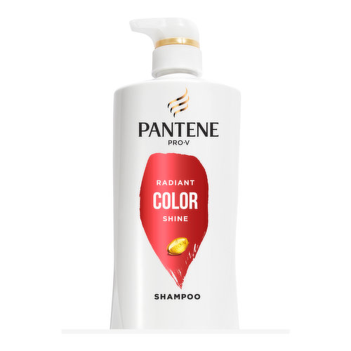 Pantene Cleanse and Nourish Color Treated Hair, Radiant Color Shine, Color Safe, with pump, 23.6 oz