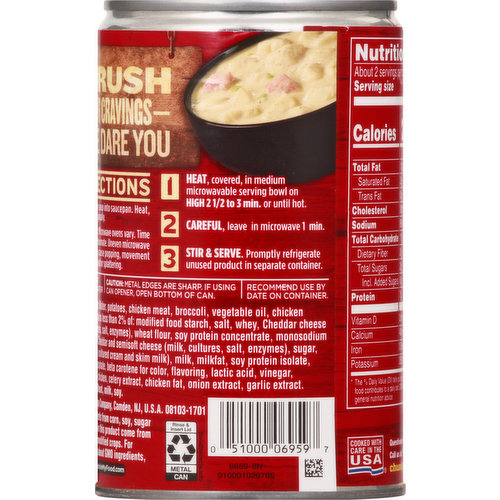 Campbell's Soup, Chicken Broccoli Cheese with Potato