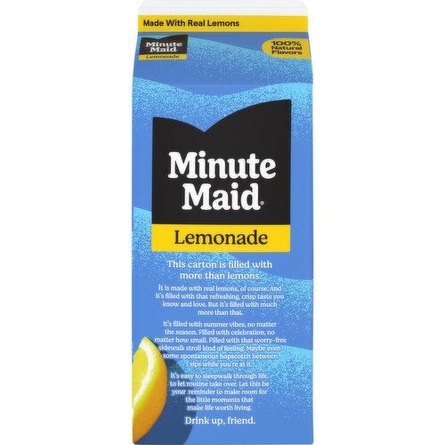 Minute Maid  Premium Lemonade 100% Natural Flavors