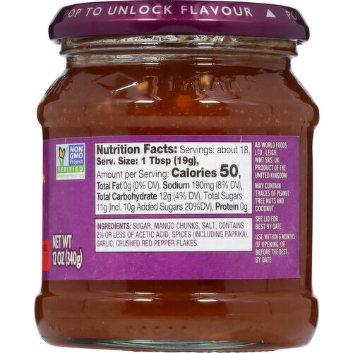 Patak's Mango Chutney, Hot