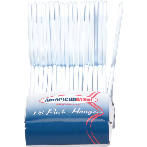 AmericanMaid Hangers, 18 Pack