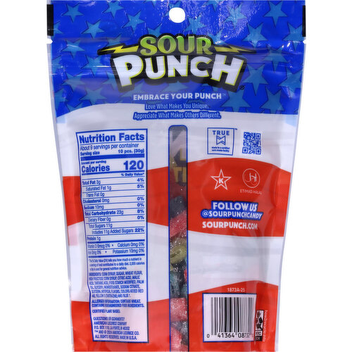 Sour Punch Bites Assorted Flavors Candy