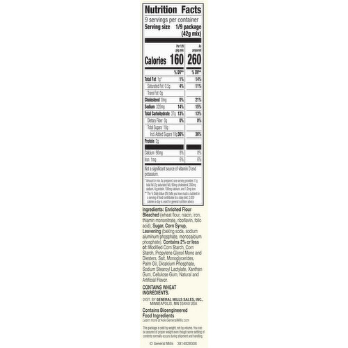 Betty Crocker Delights French Vanilla Cake Mix