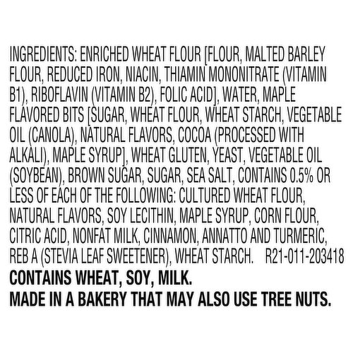 Sara Lee Bakery Bread, Maple & Brown Sugar